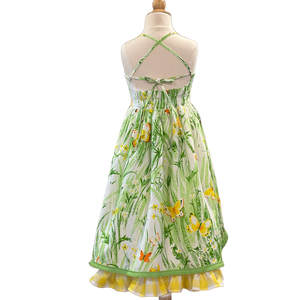 Butterfly Summer Hi-Low Dress Size 7/8