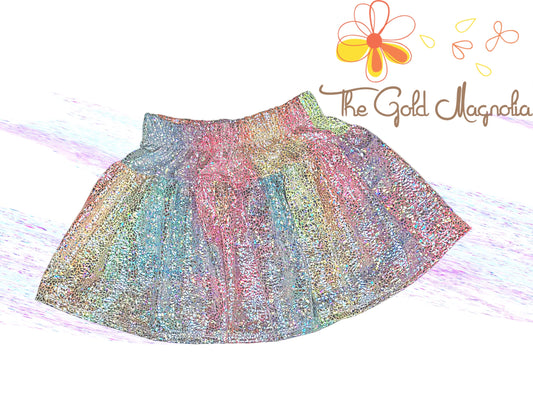 Rainbow Disco Skirt