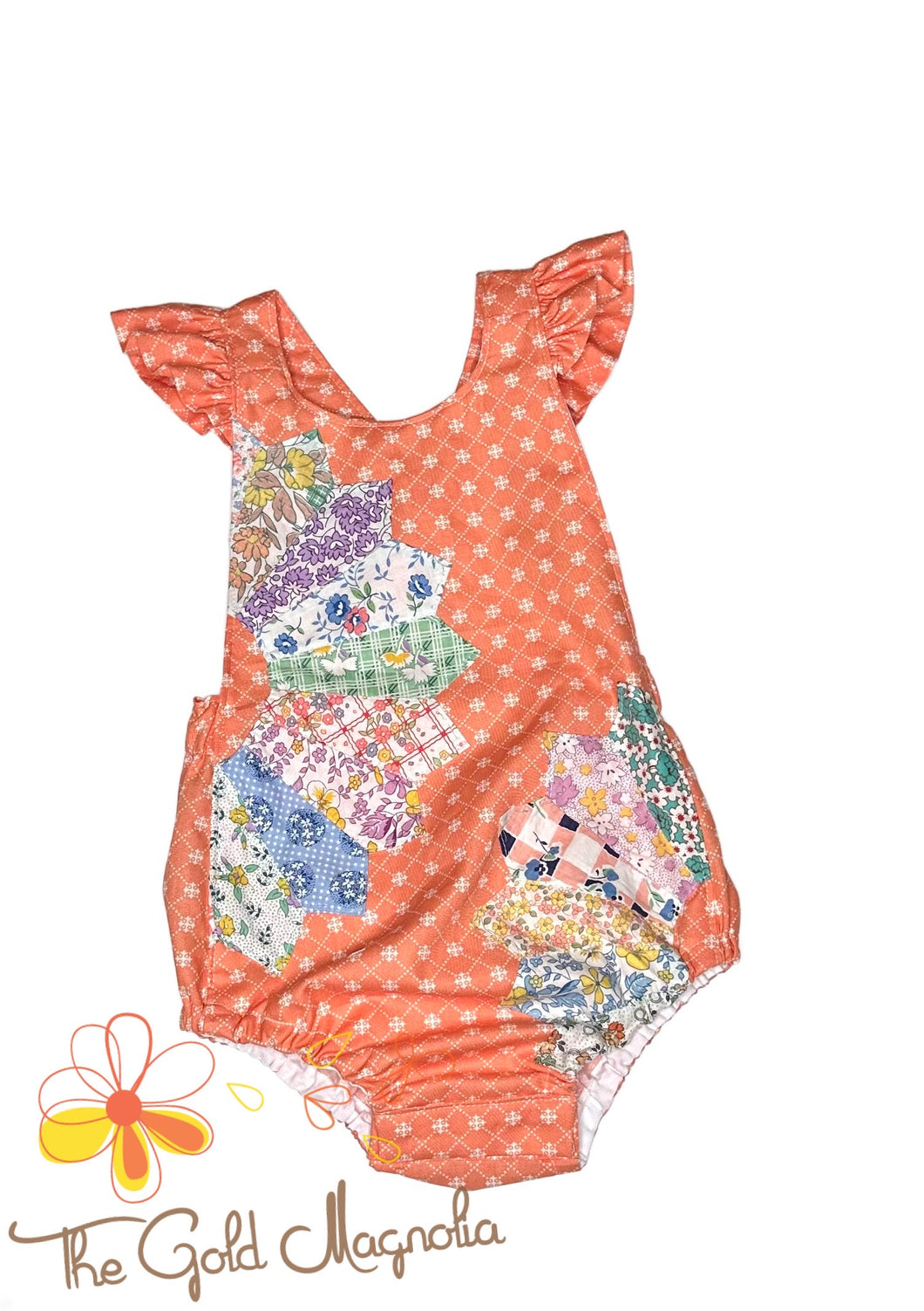Summer Quilt Romper Size 2