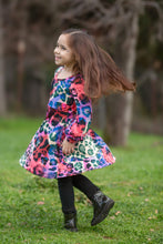Load image into Gallery viewer, Cozy Rainbow Leopard Dress