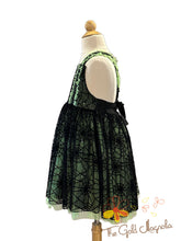 Load image into Gallery viewer, Halloween Dress Spooky Cutie Size 7/8