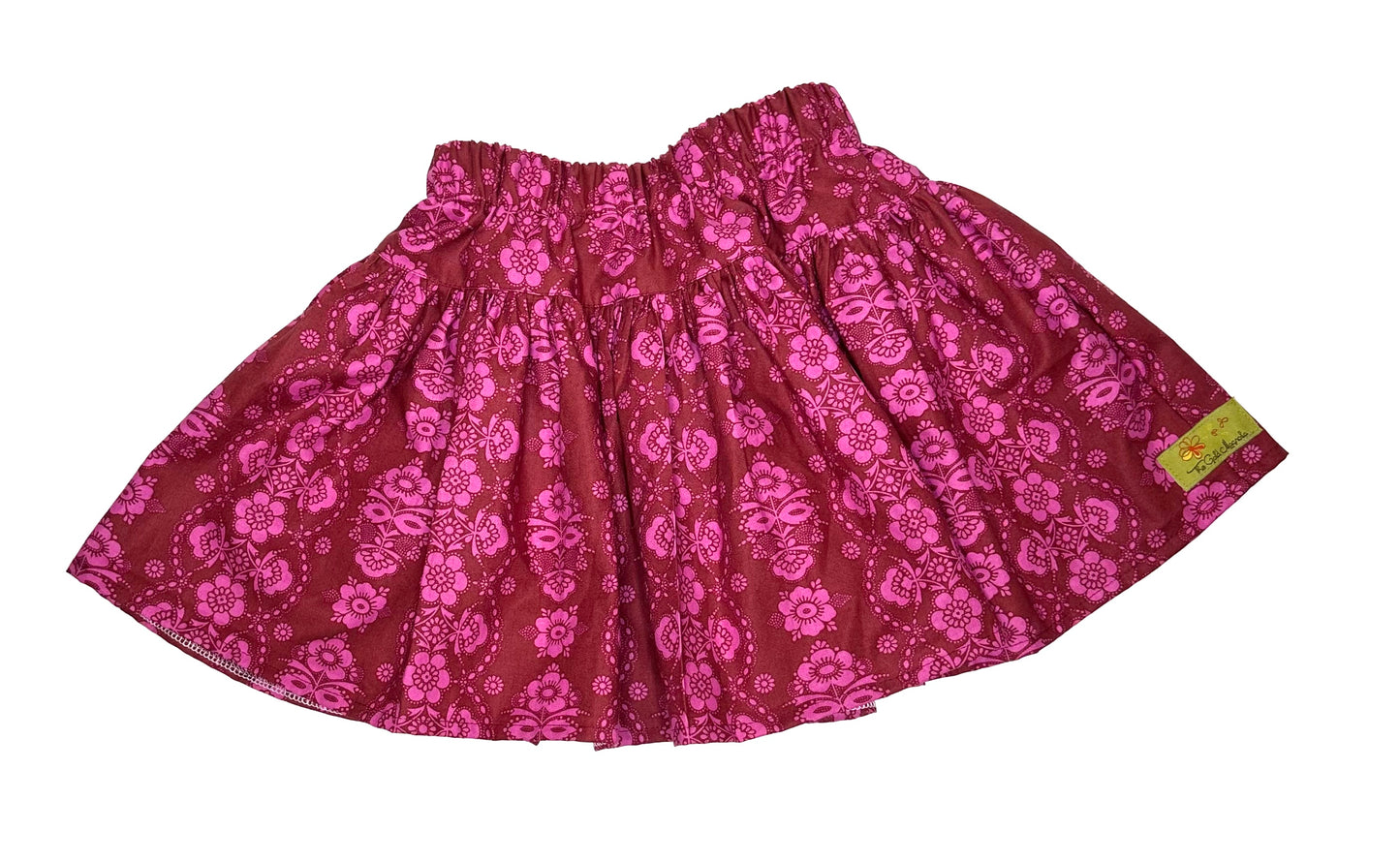 Girls Fall Magenta Skirt