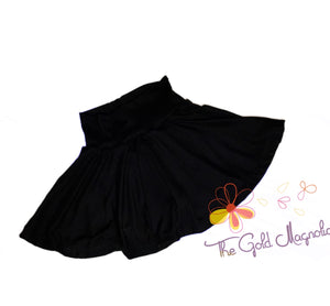 Black Skater Skirt with Shorts