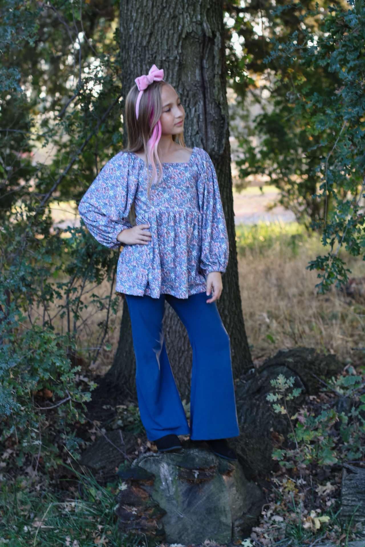 Girls Blue Bell Bottoms or Leggings